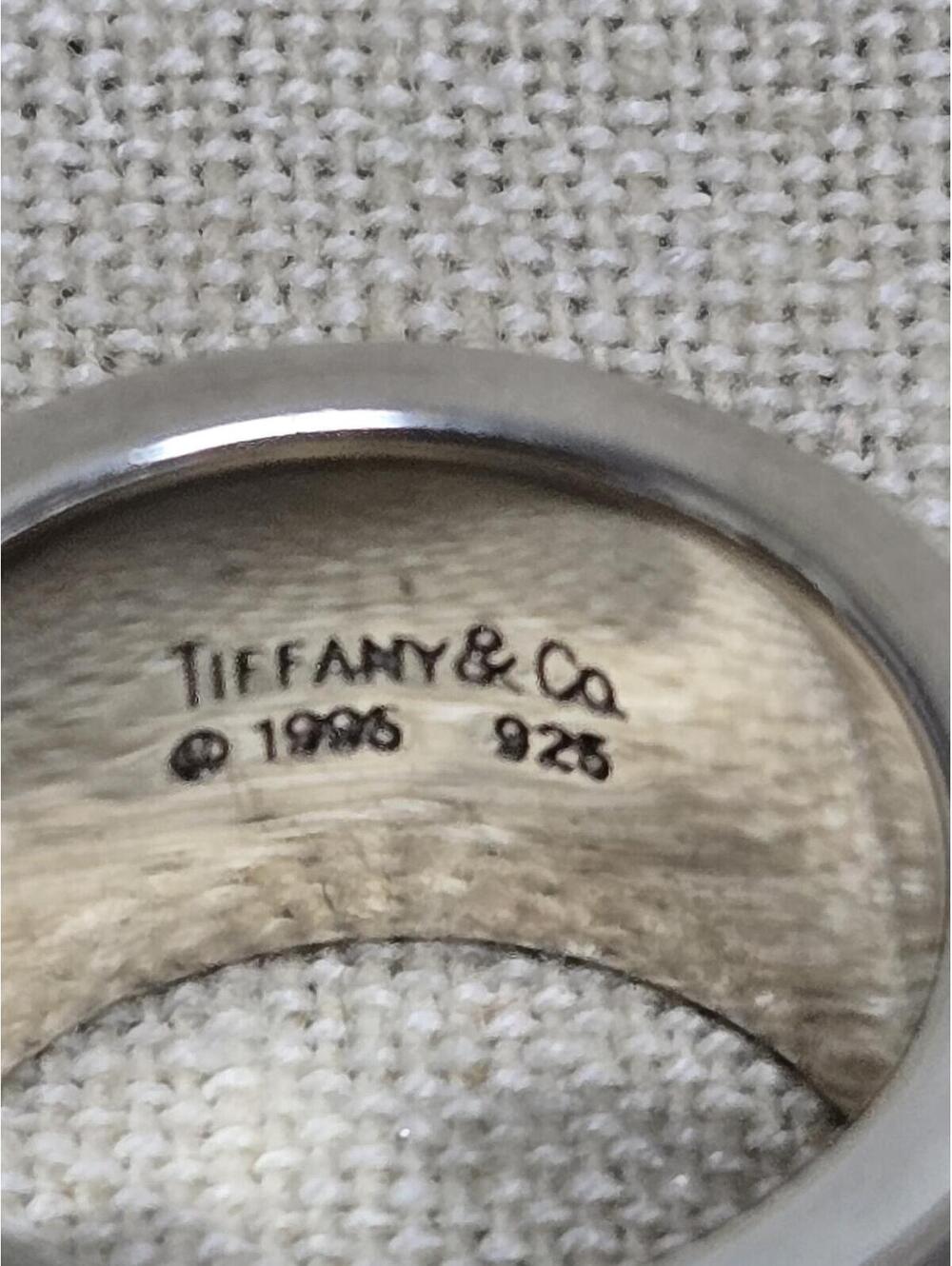 Vintage Tiffany & Co. Atlas Wide Band Ring 1995 Sterling Silver 925 Size 4.5 EUC - Picture 8 of 8